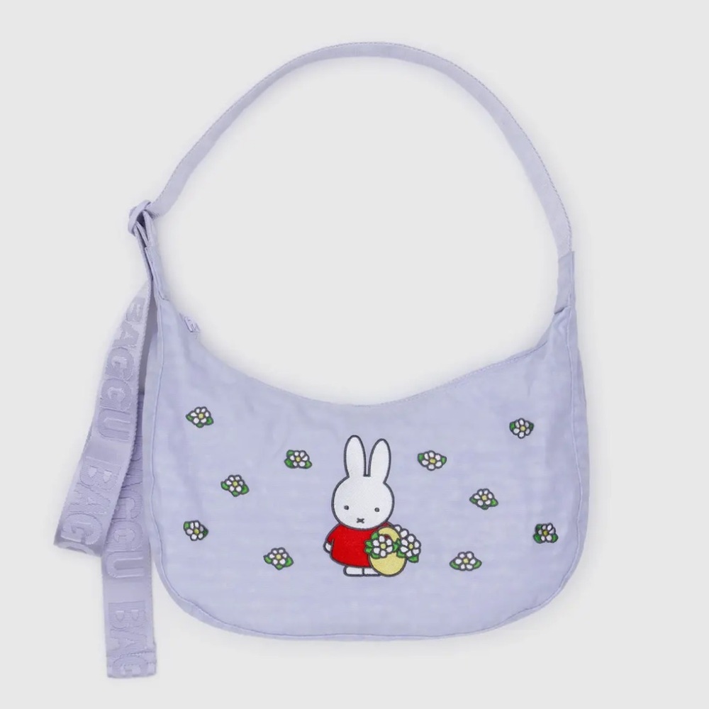 Baggu x Miffy EUC Medium Nylon Crescent Bag